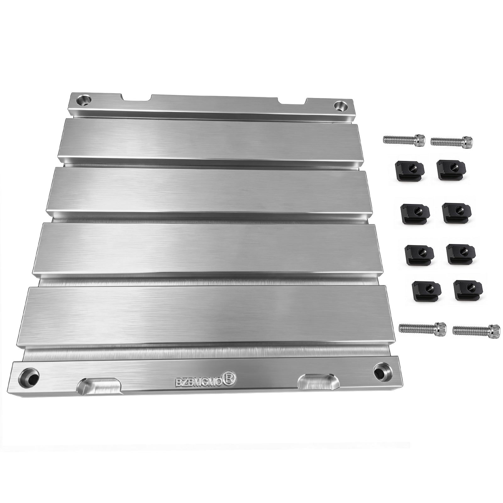 BZBMGMO 10" x 10" x 0.8" Aluminum T-Slot Plate Fixture Table