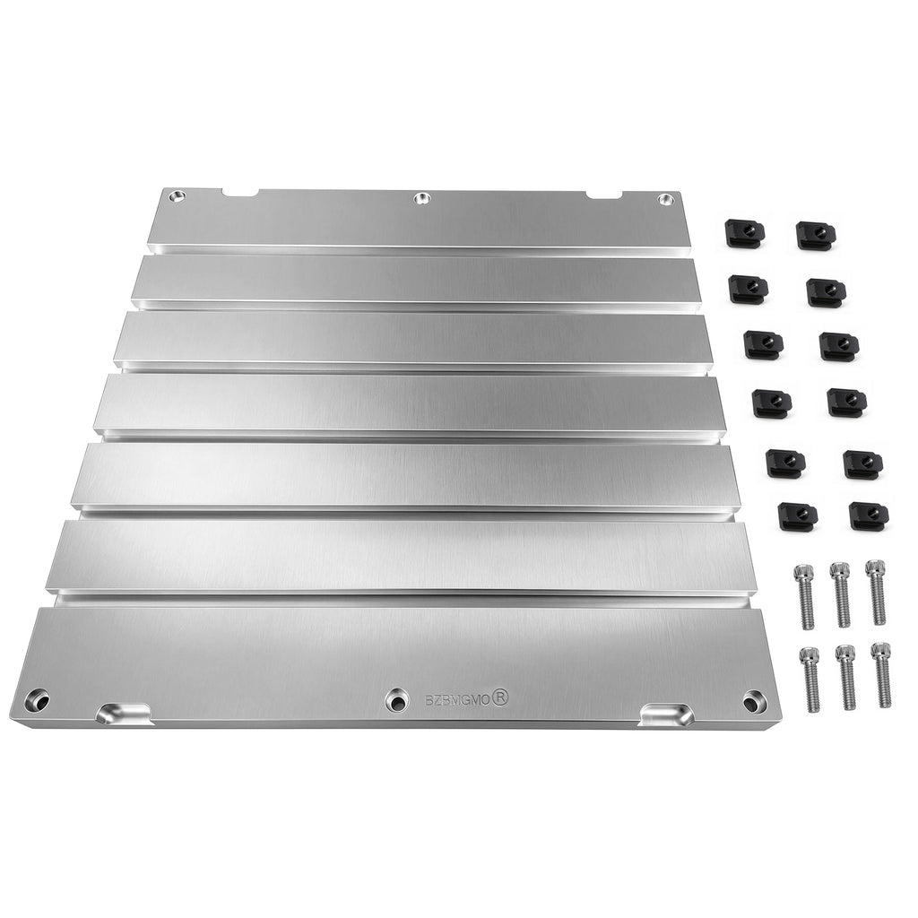 BZBMGMO 15" x 15" x 0.8" Aluminum T-Slot Plate Fixture Table