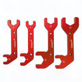 BZBMGMO AN  Aluminum AN Fitting Wrench Set (4-Piece Set, Red)
