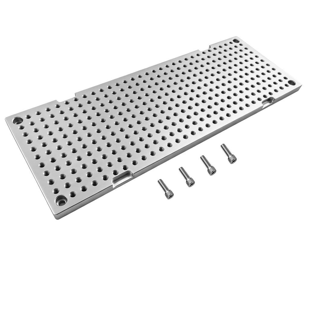 BZBMGMO 6x16x1/2" MIC 6 Aluminum Fixture / Sacrificial Plate, Mini Pallet
