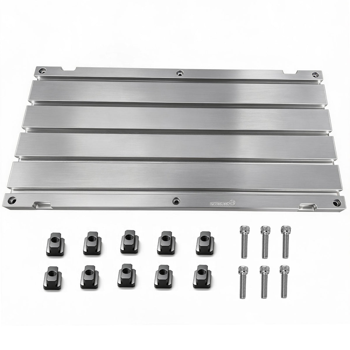 BZBMGMO 20" x 10" x 0.8" Aluminum T-Slot Plate Fixture Table