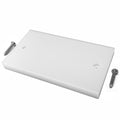 BZBMGMO Transom Transducer Boat Mounting Board Plate 8" x 4.5" Marine PVC