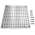 BZBMGMO 10x10x0.8" MIC 6 Aluminum Fixture / Sacrificial Plate, Mini Pallet