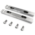 BZBMGMO 6-1/2" x 3/4" Steel Vise Jaws for Craftsman, Gray & Columbia Vises