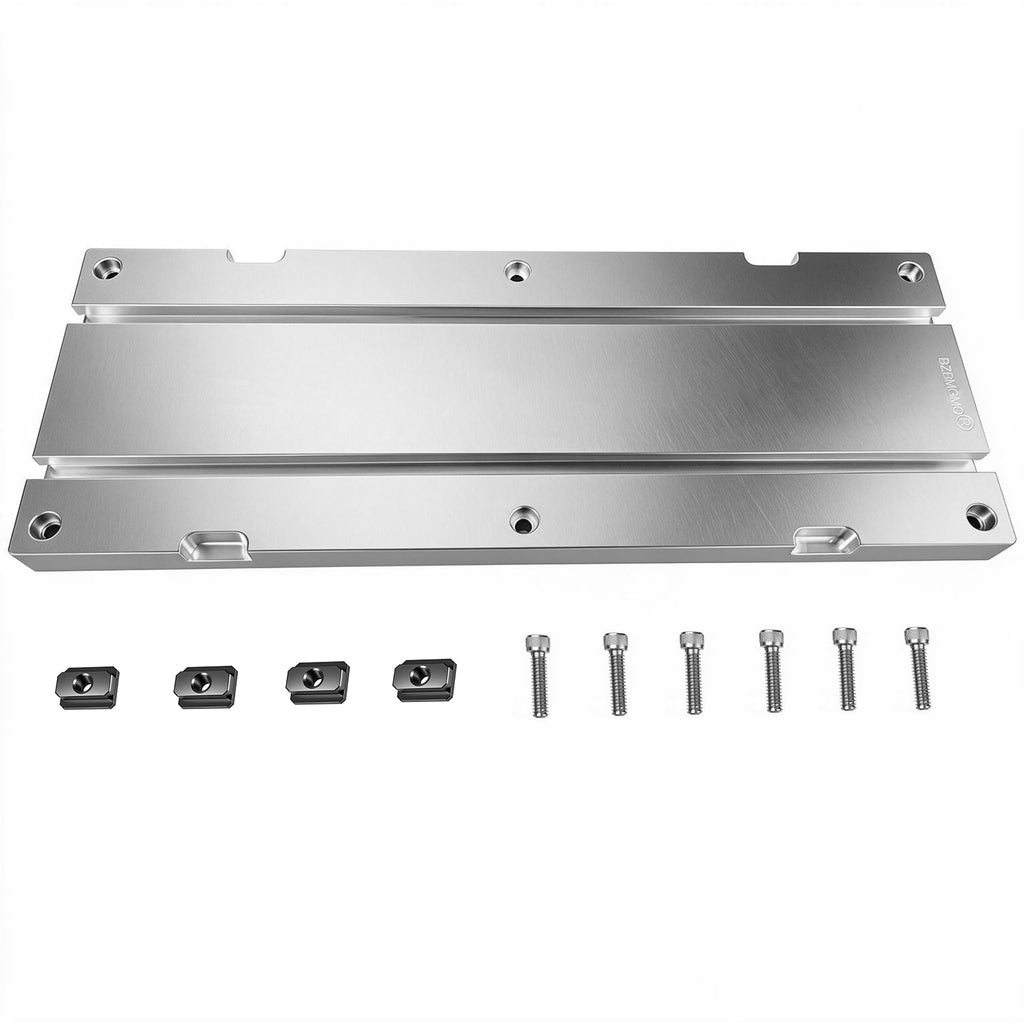 BZBMGMO 6" x 16" x 0.8" Aluminum T-Slot Plate Fixture Table