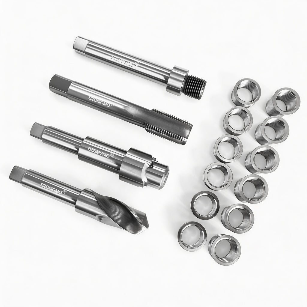 BZBMGMO 5/8-11 Inch SAE Thread Repair Kit,Stainless Inserts(3/4 & 1/2 Inch)