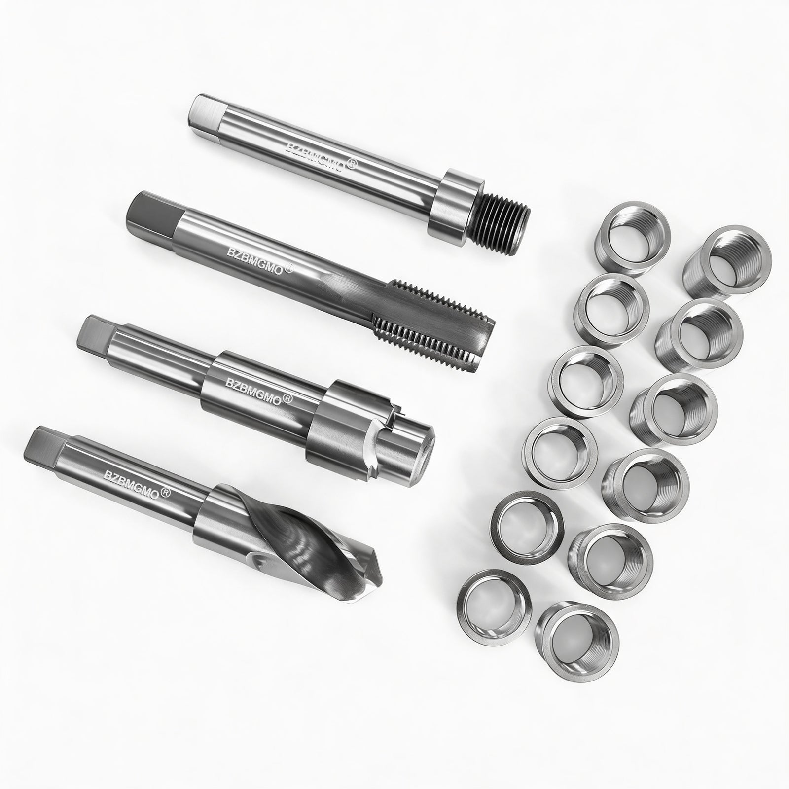 BZBMGMO 5/8-11 Inch SAE Thread Repair Kit,Stainless Inserts(3/4 & 1/2 Inch)
