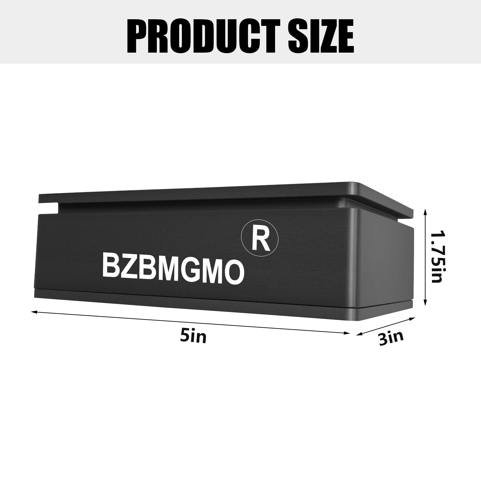 BZBMGMO 3"x5" Precision Square Pre-Press Mold – 6061 Aluminum CNC Tool