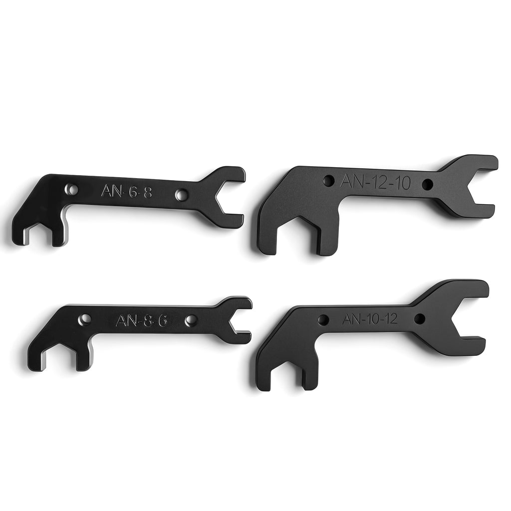 BZBMGMO AN  Aluminum AN Fitting Wrench Set (AN6/AN8/AN10/AN12)，4-Piece