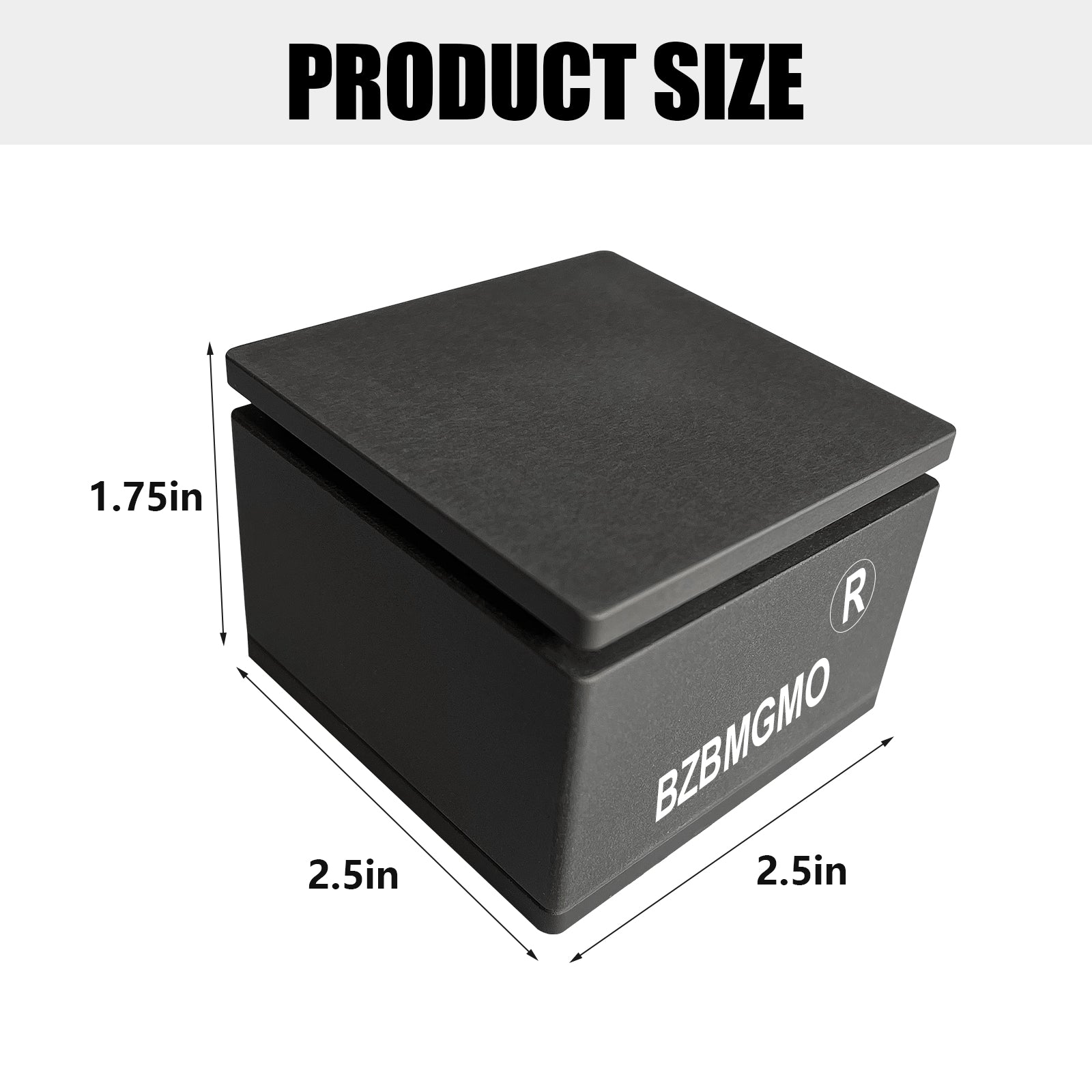BZBMGMO 2.5"x2.5" Precision Square Pre-Press Mold – 6061 Aluminum CNC Tool
