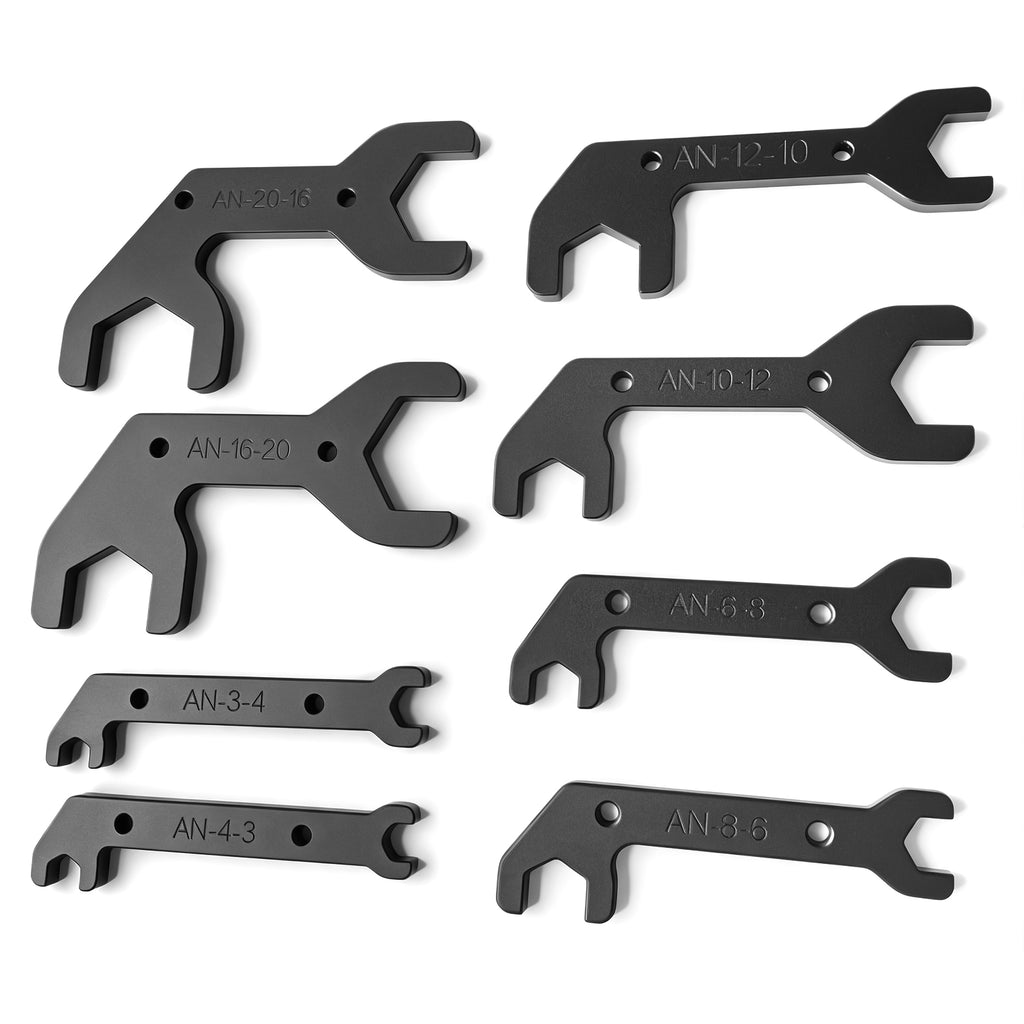 BZBMGMO AN  Aluminum AN Fitting Wrench Set (AN3/AN4/AN6/AN8/AN10/AN12/AN16/AN20)