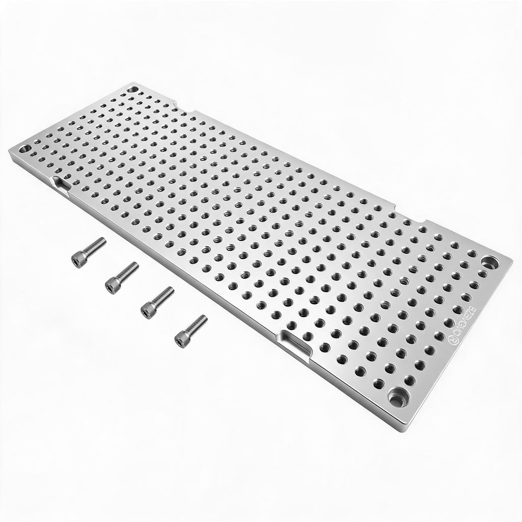 BZBMGMO 6x16x1/2" MIC 6 Aluminum Fixture / Sacrificial Plate, Mini Pallet