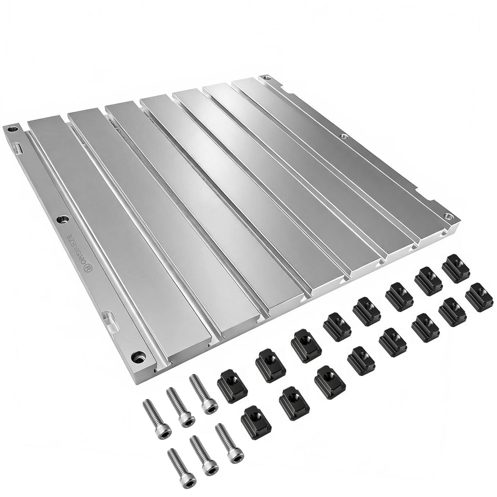 BZBMGMO 16" x 16" x 0.8" Aluminum T-Slot Plate Fixture Table