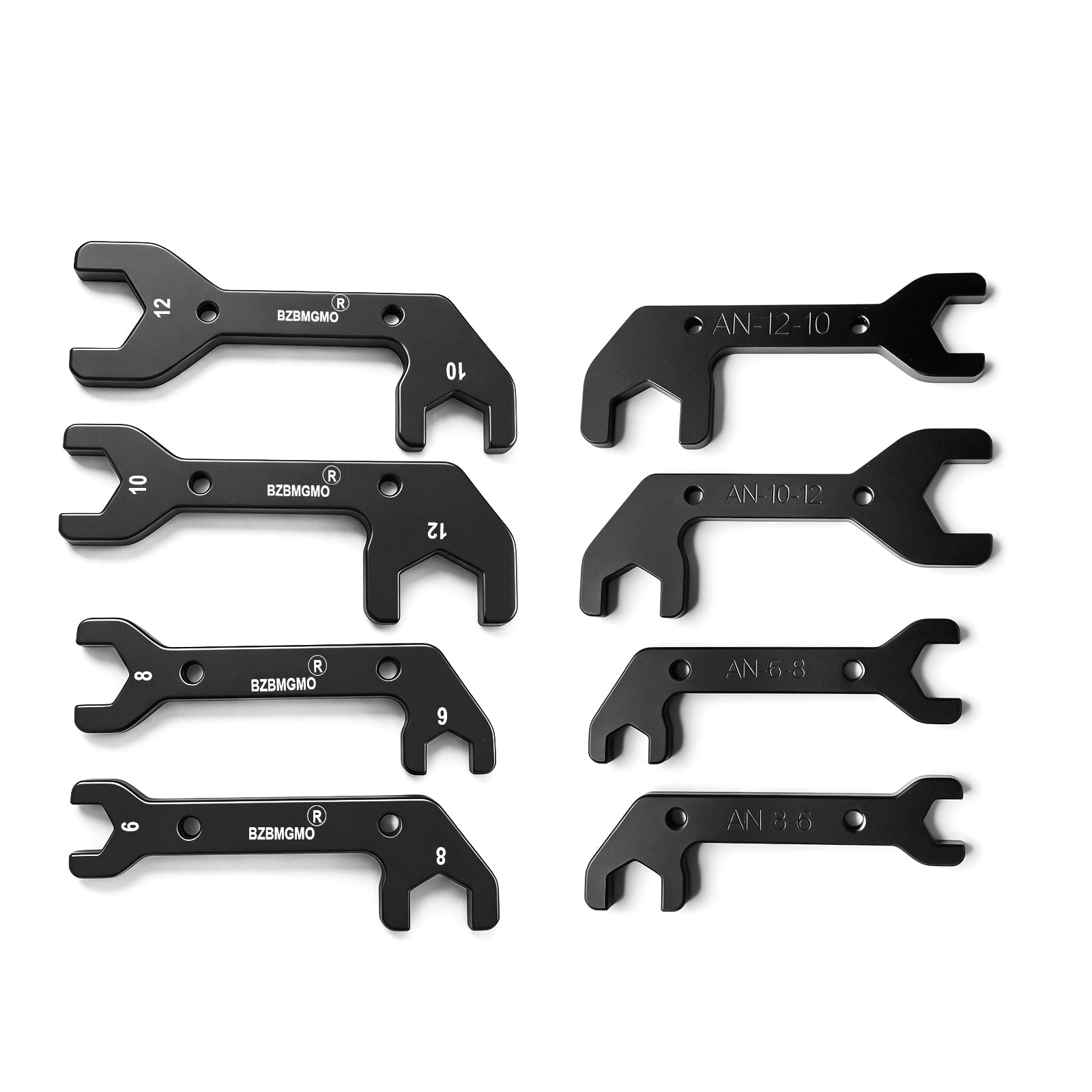 BZBMGMO AN  Aluminum AN Fitting Wrench Set (AN6/AN8/AN10/AN12)，4-Piece