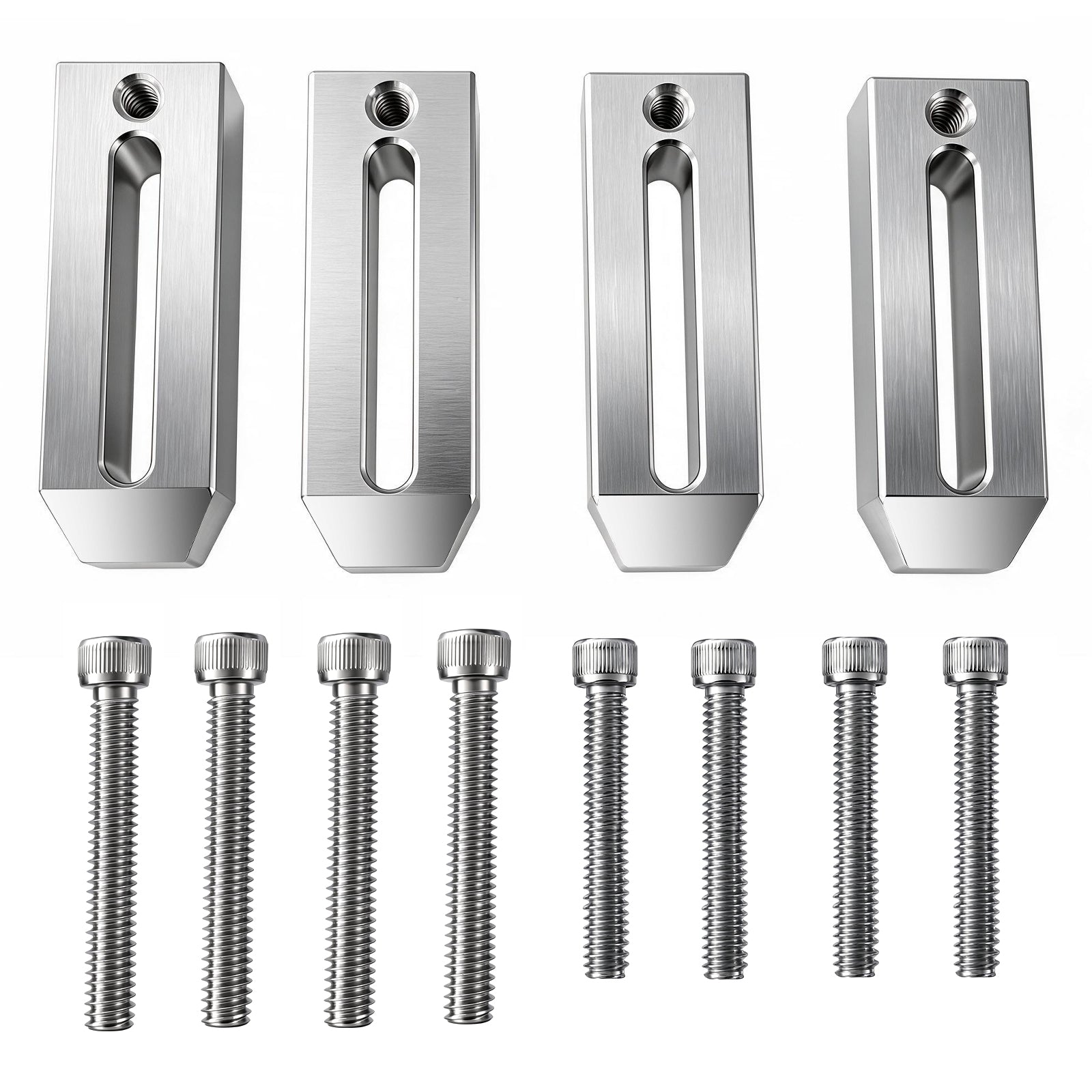 BZBMGMO 3" Aluminum Hold Down Tool Room Clamps (1/4"-20 Thread)
