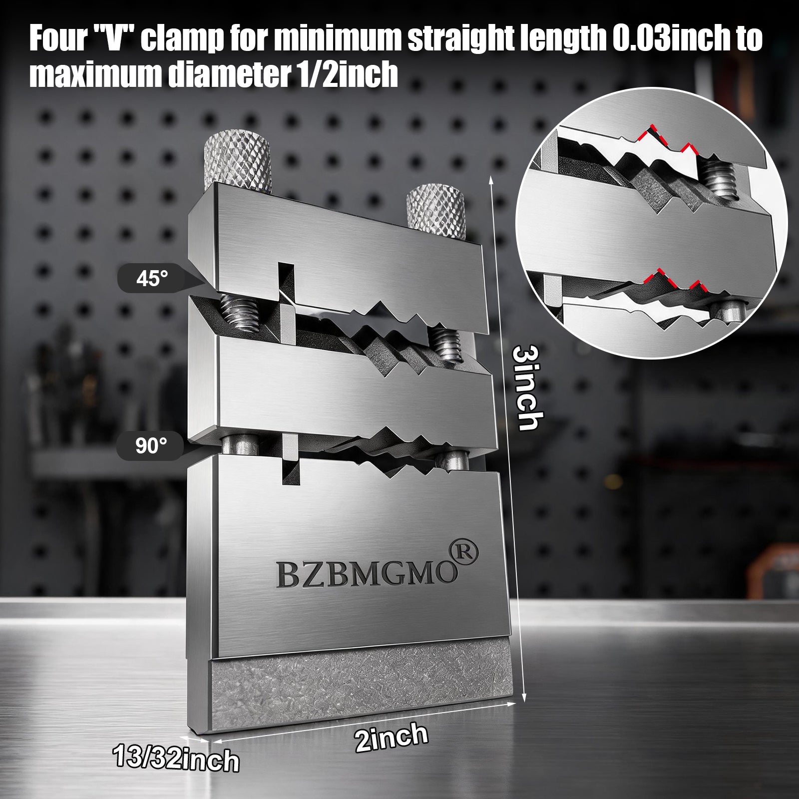 BZBMGMO Steel Miter Cutting Vise Jig – Jewelers Tool for 45° & 90° Bends