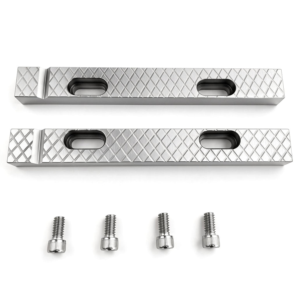 BZBMGMO 6-1/2" x 3/4" Steel Vise Jaws for Craftsman, Gray & Columbia Vises