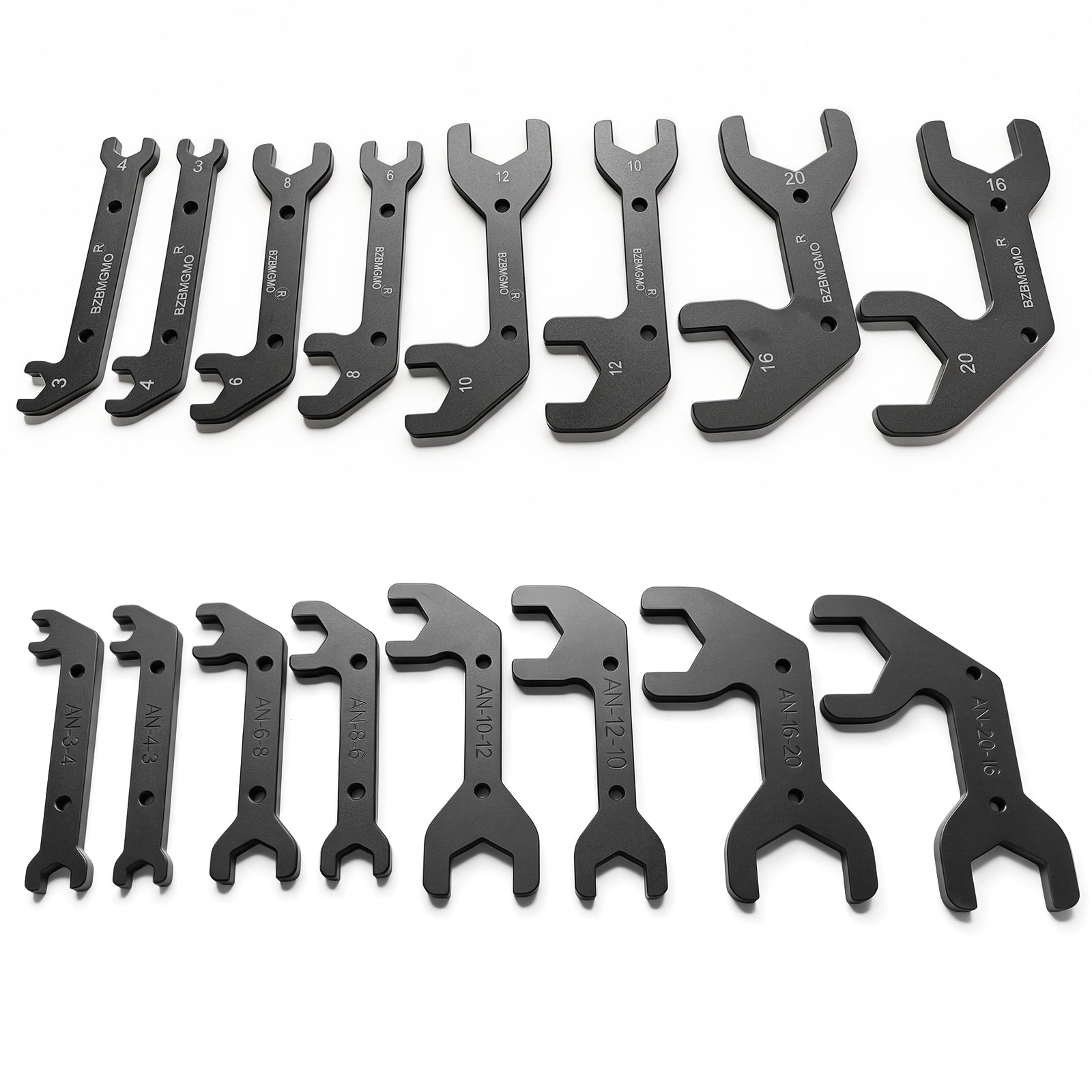 BZBMGMO AN  Aluminum AN Fitting Wrench Set (AN3/AN4/AN6/AN8/AN10/AN12/AN16/AN20)