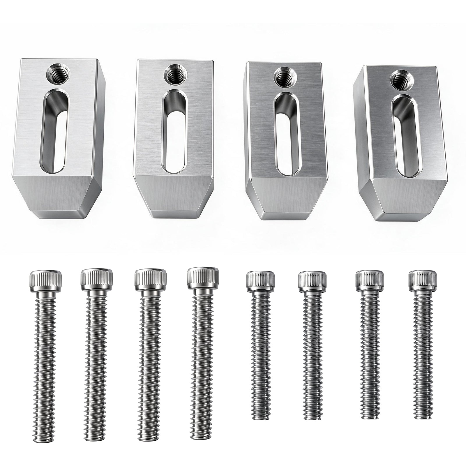 BZBMGMO 2" Aluminum Hold Down Tool Room Clamps (1/4"-20 Thread)