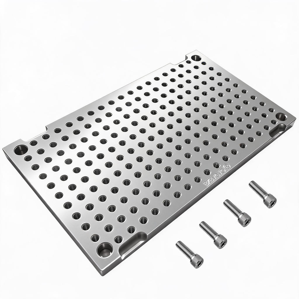 BZBMGMO 6x10x1/2" MIC 6 Aluminum Fixture / Sacrificial Plate, Mini Pallet