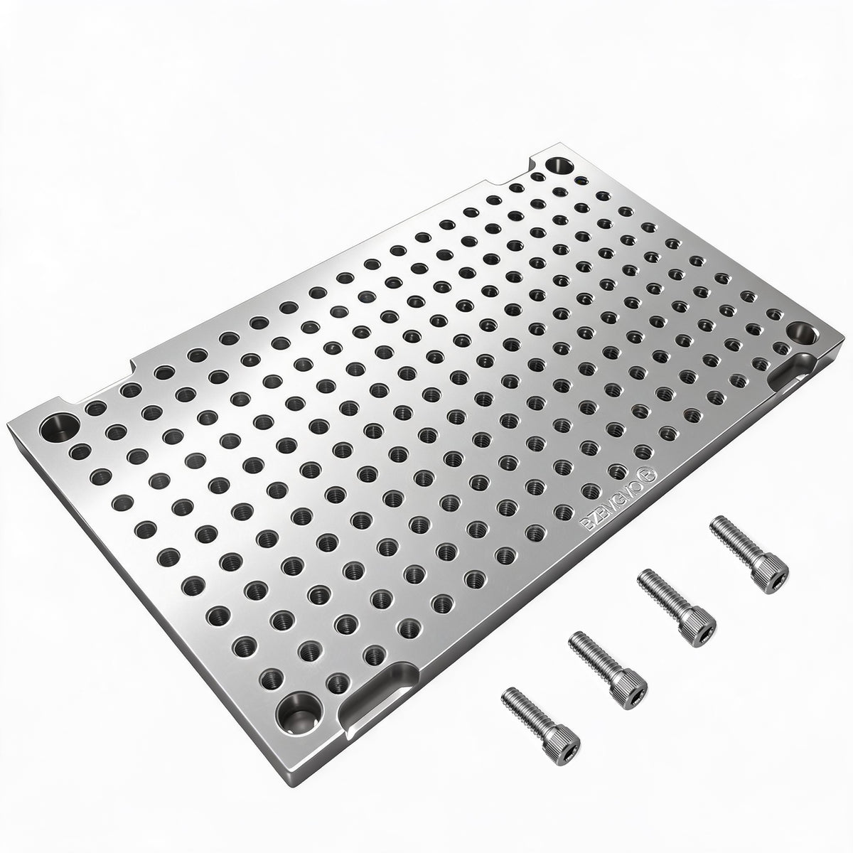 BZBMGMO 6x10x1/2" MIC 6 Aluminum Fixture / Sacrificial Plate, Mini Pallet