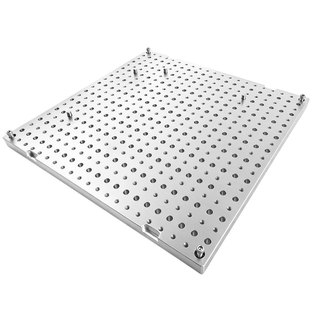 BZBMGMO 16x16x0.8" MIC 6 Aluminum Fixture / Sacrificial Plate, Mini Pallet