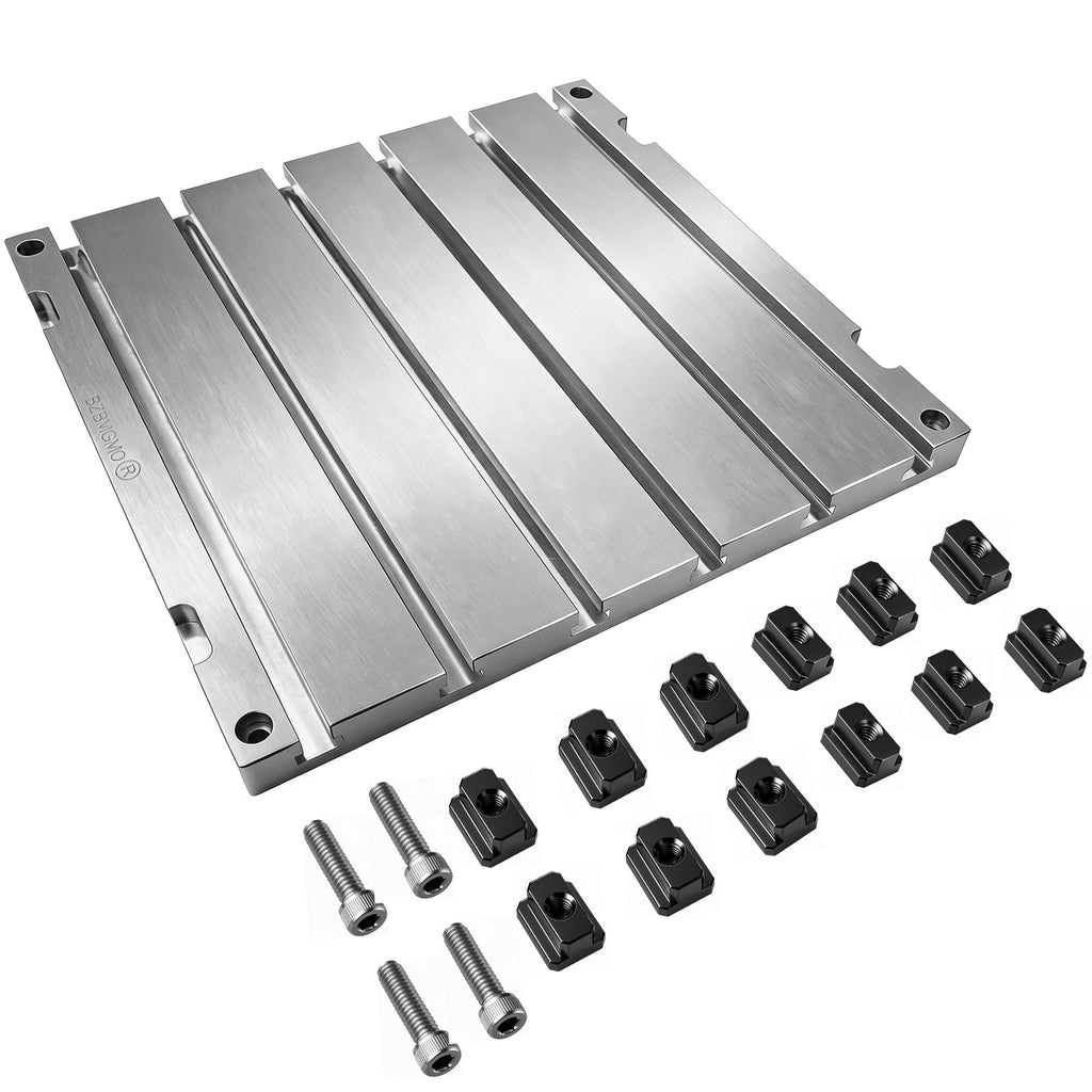 BZBMGMO 12" x 12" x 0.8" Aluminum T-Slot Plate Fixture Table