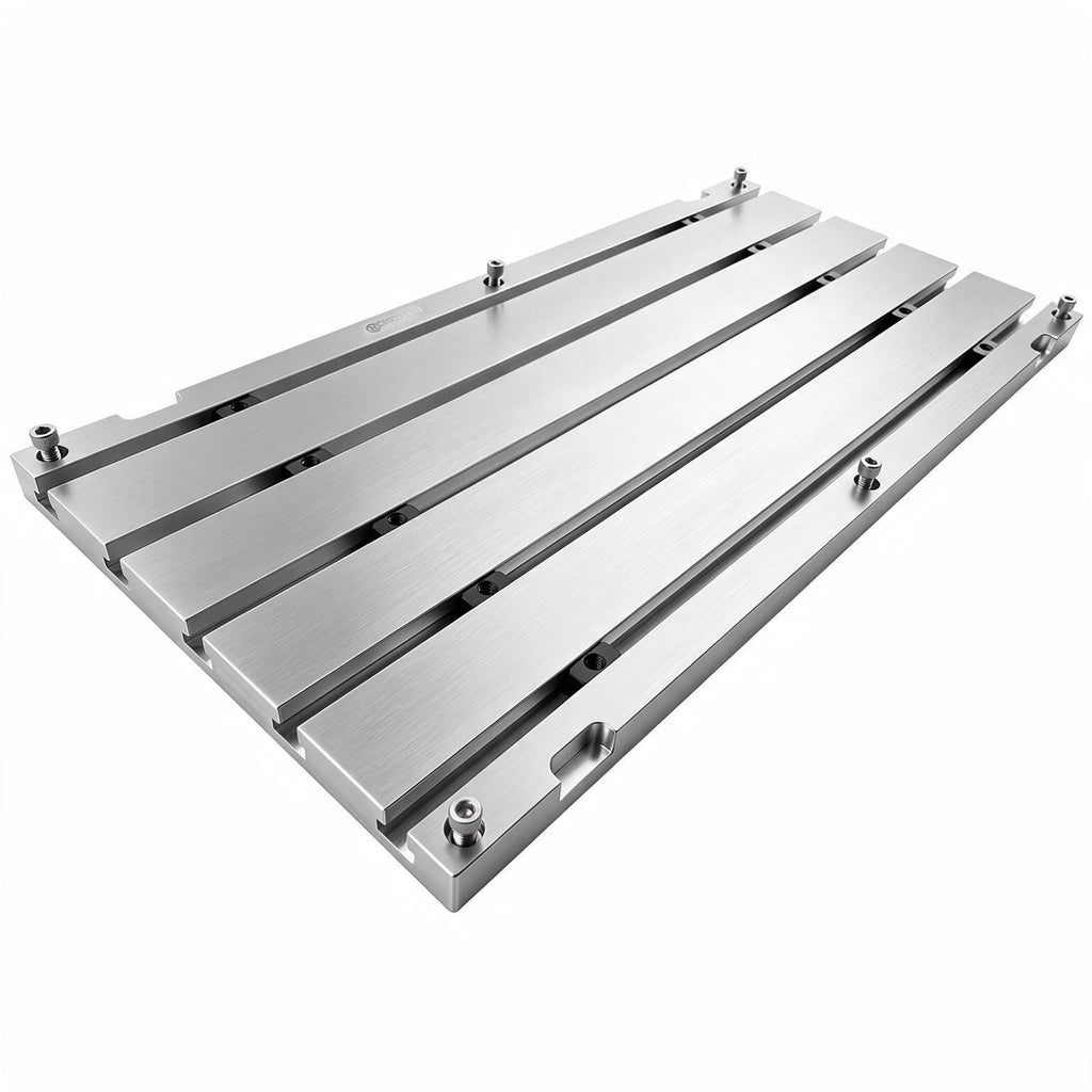 BZBMGMO 20" x 10" x 0.8" Aluminum T-Slot Plate Fixture Table