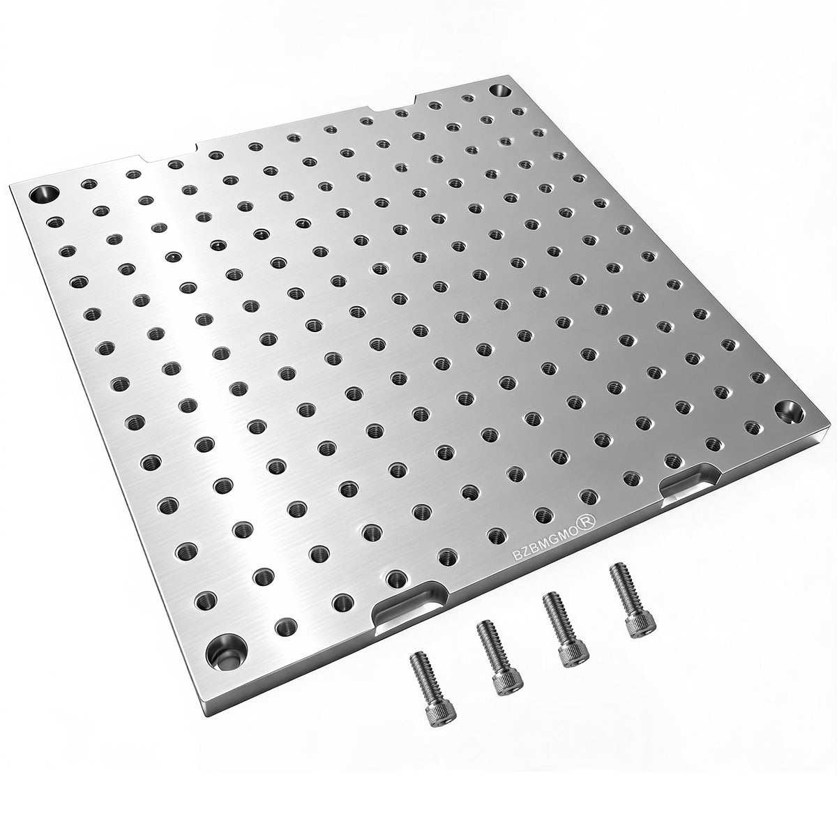 BZBMGMO 10x10x1/2" MIC 6 Aluminum Fixture / Sacrificial Plate, Mini Pallet