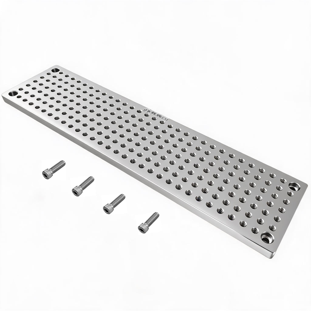 BZBMGMO 4x16x1/2" MIC 6 Aluminum Fixture / Sacrificial Plate, Mini Pallet