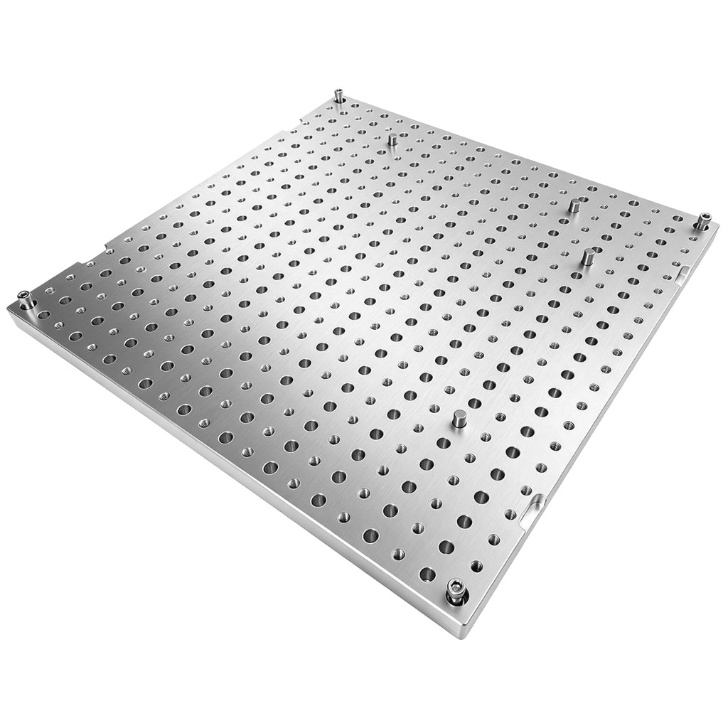 BZBMGMO 16x16x0.8" MIC 6 Aluminum Fixture / Sacrificial Plate, Mini Pallet