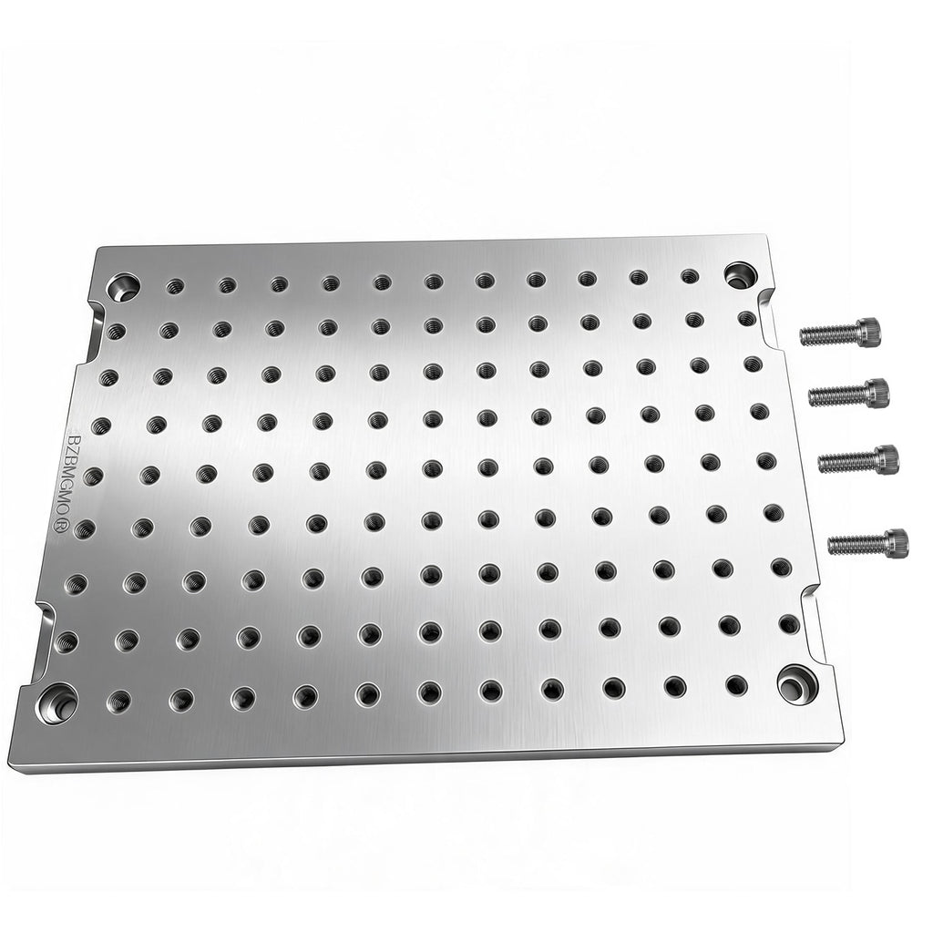 BZBMGMO 7.5x10x1/2" MIC 6 Aluminum Fixture / Sacrificial Plate, Mini Pallet