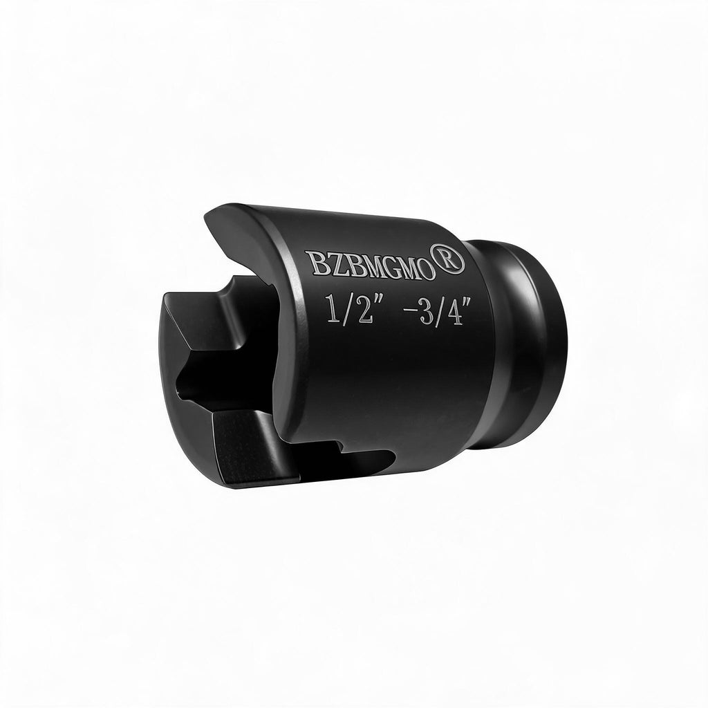 BZBMGMO 1/2" Drive Lineman Socket for 3/4" Square Nuts (3/8" & 9/16" Slot)