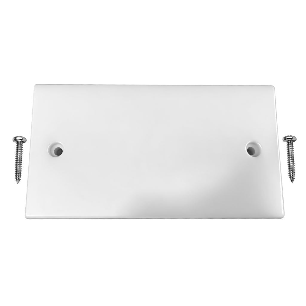 BZBMGMO Transom Transducer Boat Mounting Board Plate 8" x 4.5" Marine PVC