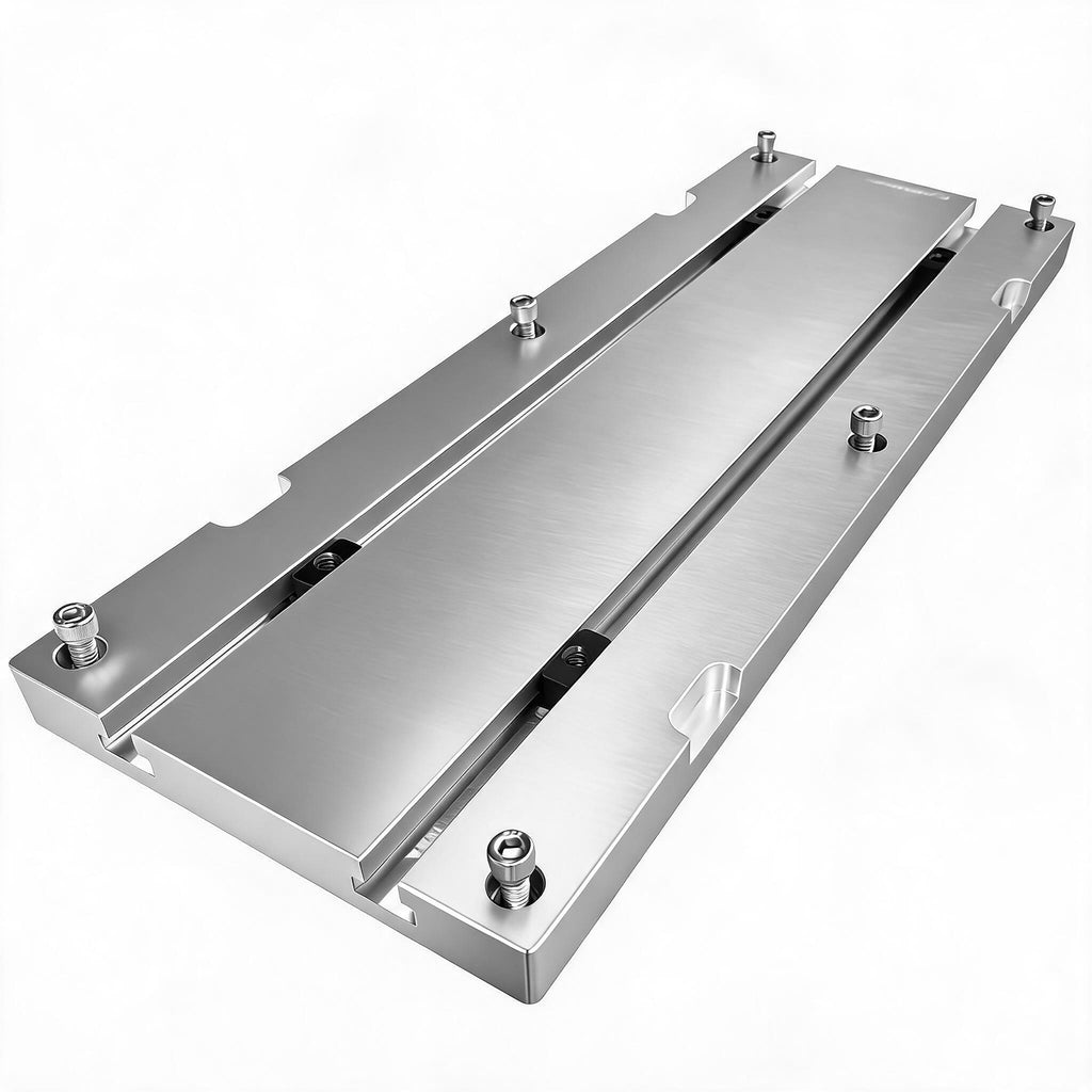 BZBMGMO 6" x 16" x 0.8" Aluminum T-Slot Plate Fixture Table