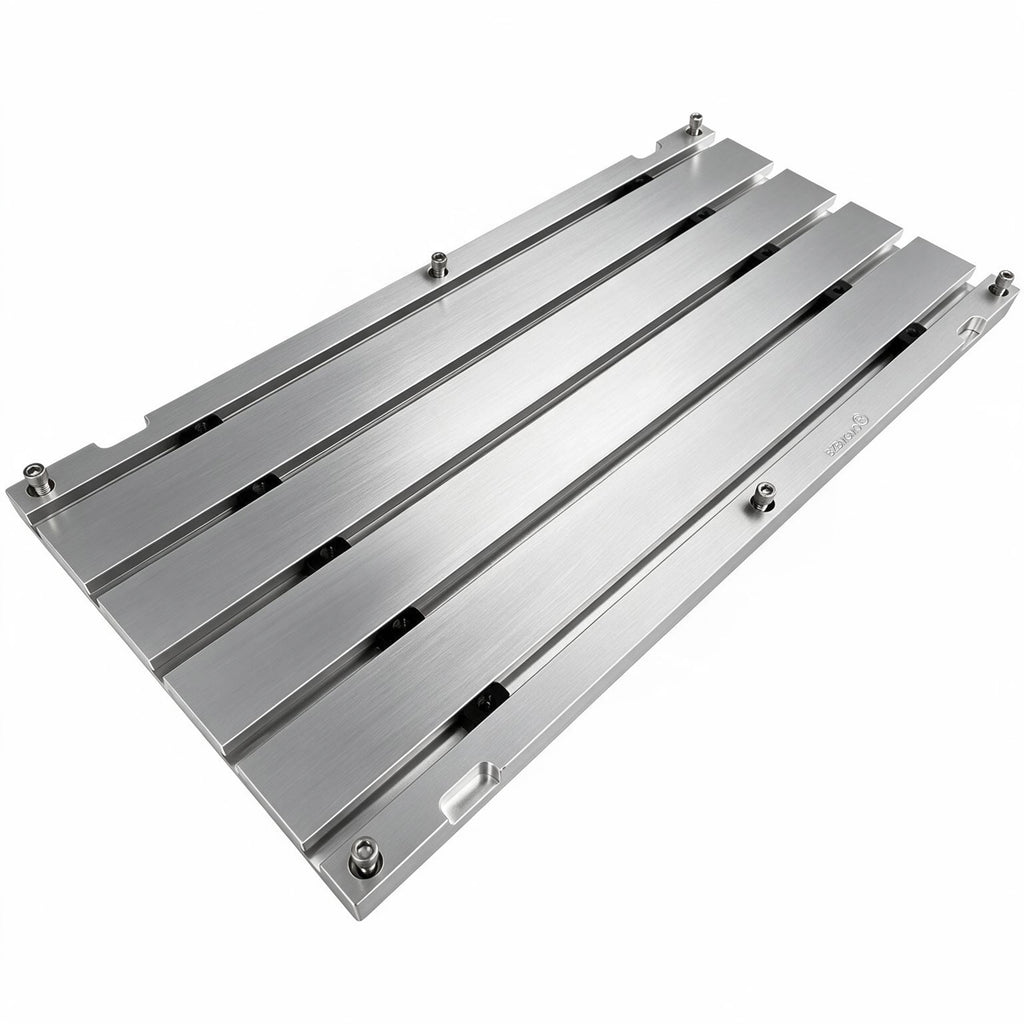 BZBMGMO 20" x 10" x 0.8" Aluminum T-Slot Plate Fixture Table
