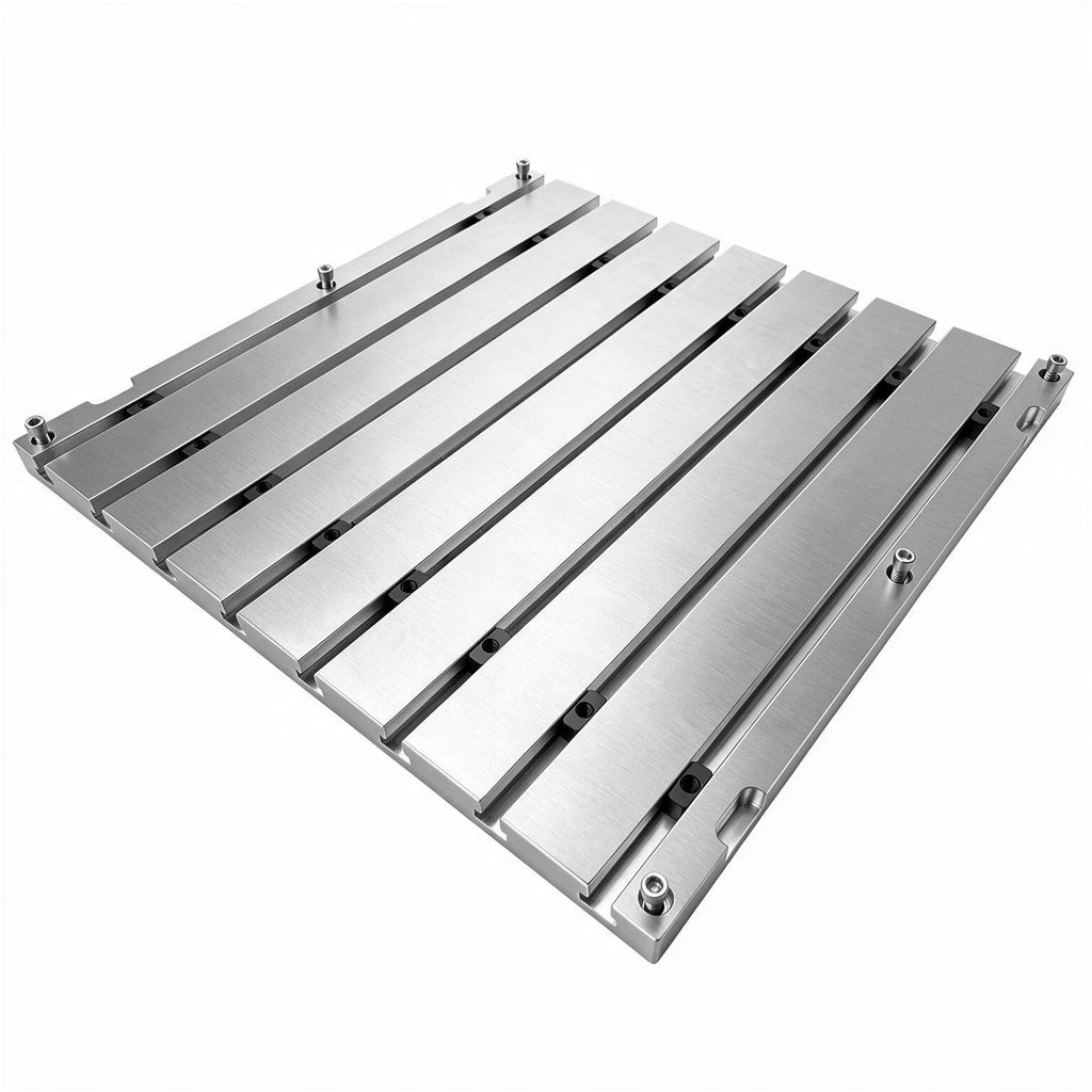 BZBMGMO 16" x 16" x 0.8" Aluminum T-Slot Plate Fixture Table