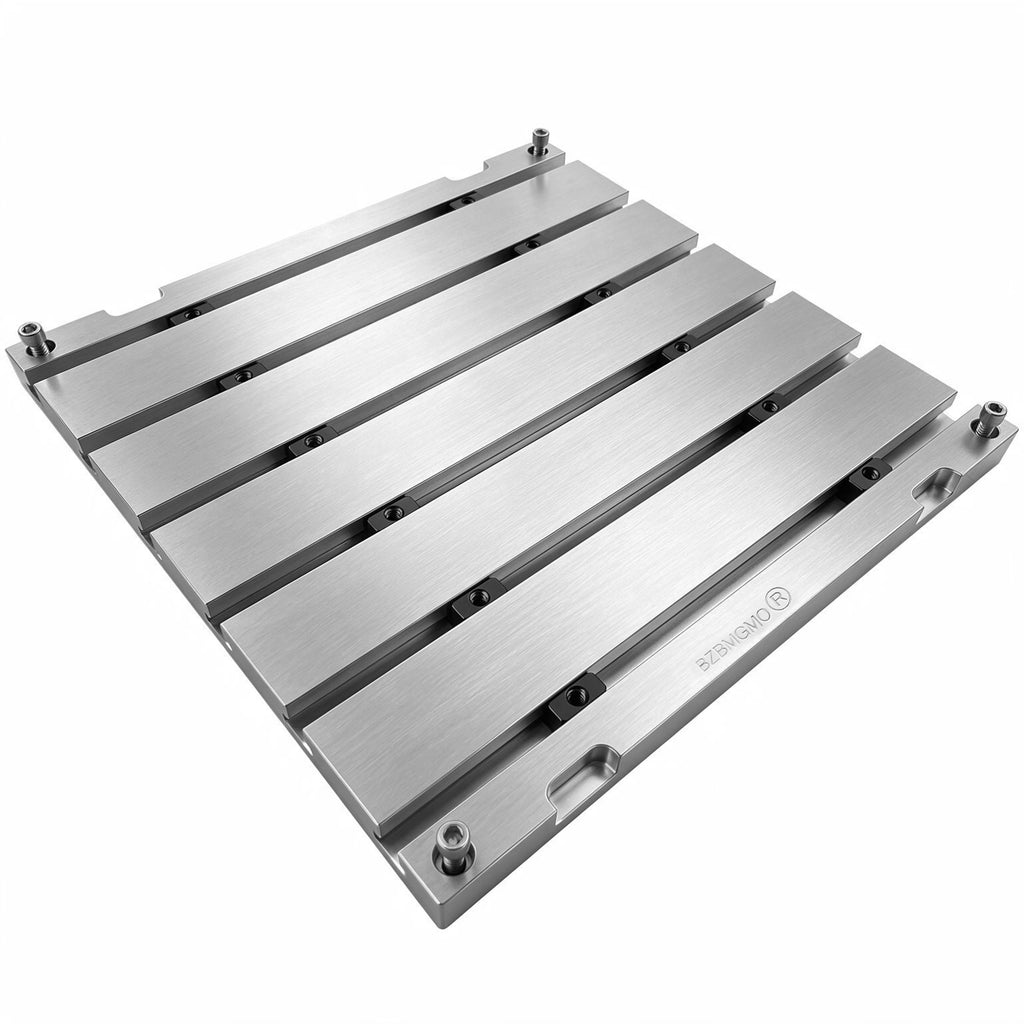 BZBMGMO 12" x 12" x 0.8" Aluminum T-Slot Plate Fixture Table