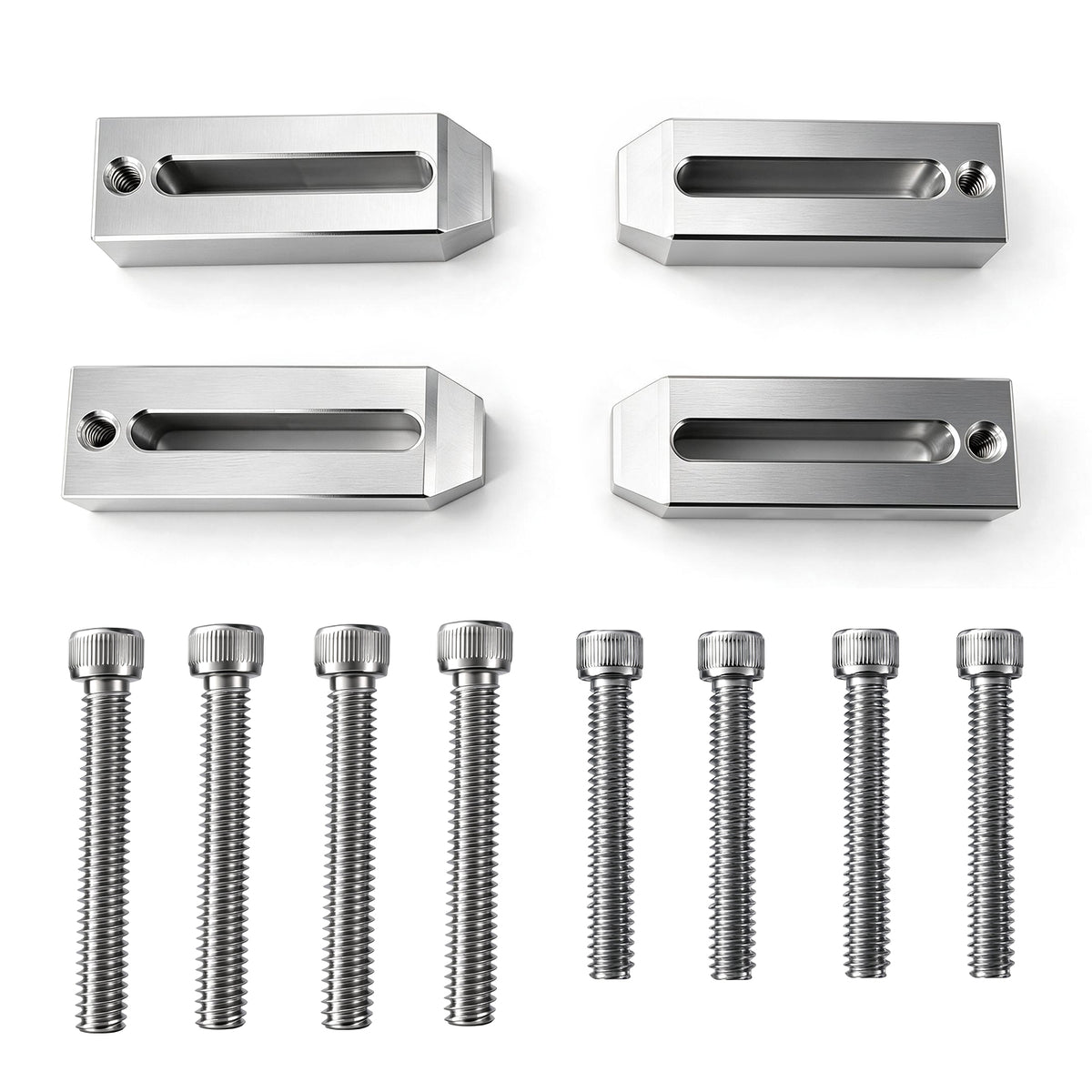 BZBMGMO 3" Aluminum Hold Down Tool Room Clamps (1/4"-20 Thread)