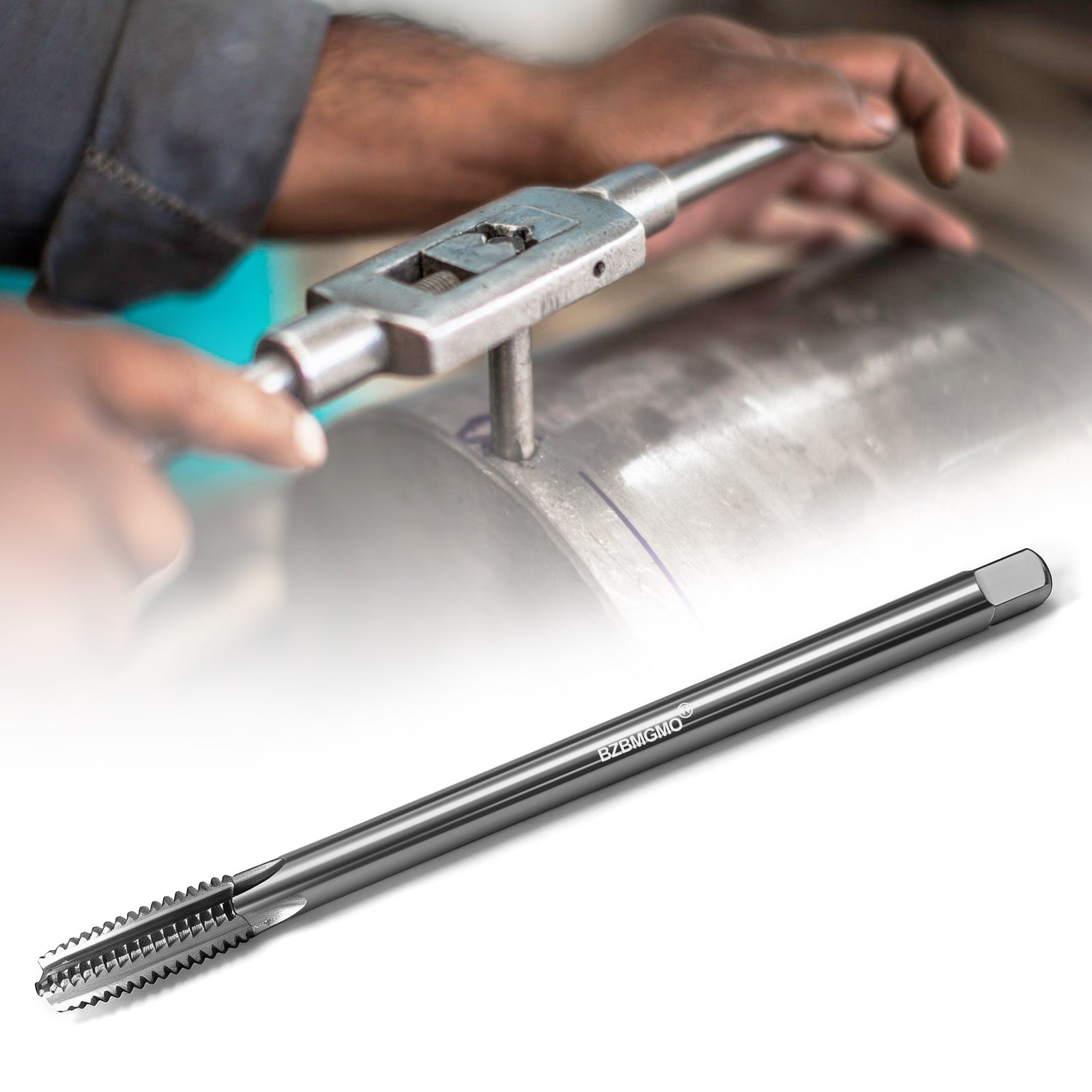 BZBMGMO M11 x 1.5 HSS Thread Tap, Extra Long 165mm，High Precision Tapping Tool