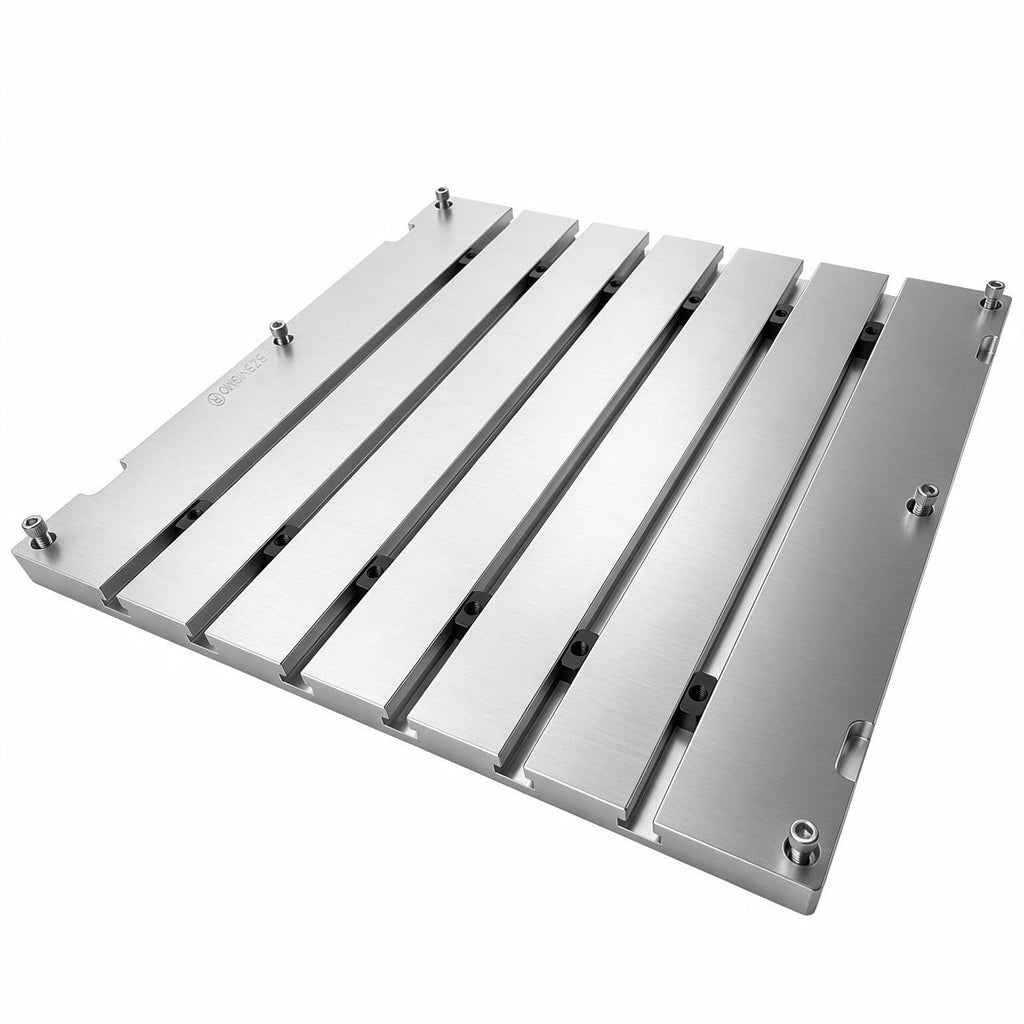 BZBMGMO 15" x 15" x 0.8" Aluminum T-Slot Plate Fixture Table