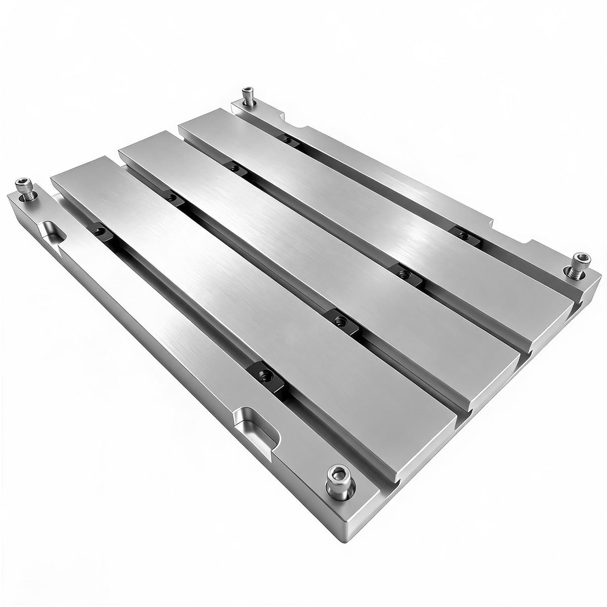 BZBMGMO 12" x 8" x 0.8" Aluminum T-Slot Plate Fixture Table