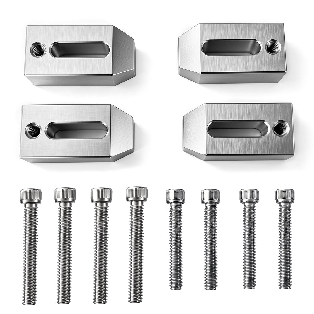BZBMGMO 2" Aluminum Hold Down Tool Room Clamps (1/4"-20 Thread)