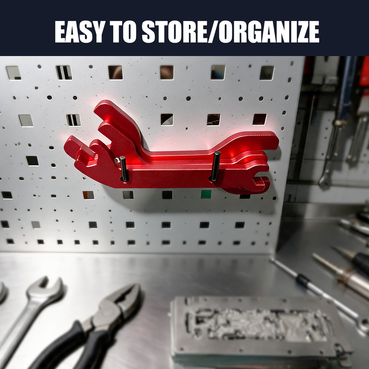 BZBMGMO AN  Aluminum AN Fitting Wrench Set (6-Piece Set, Red)