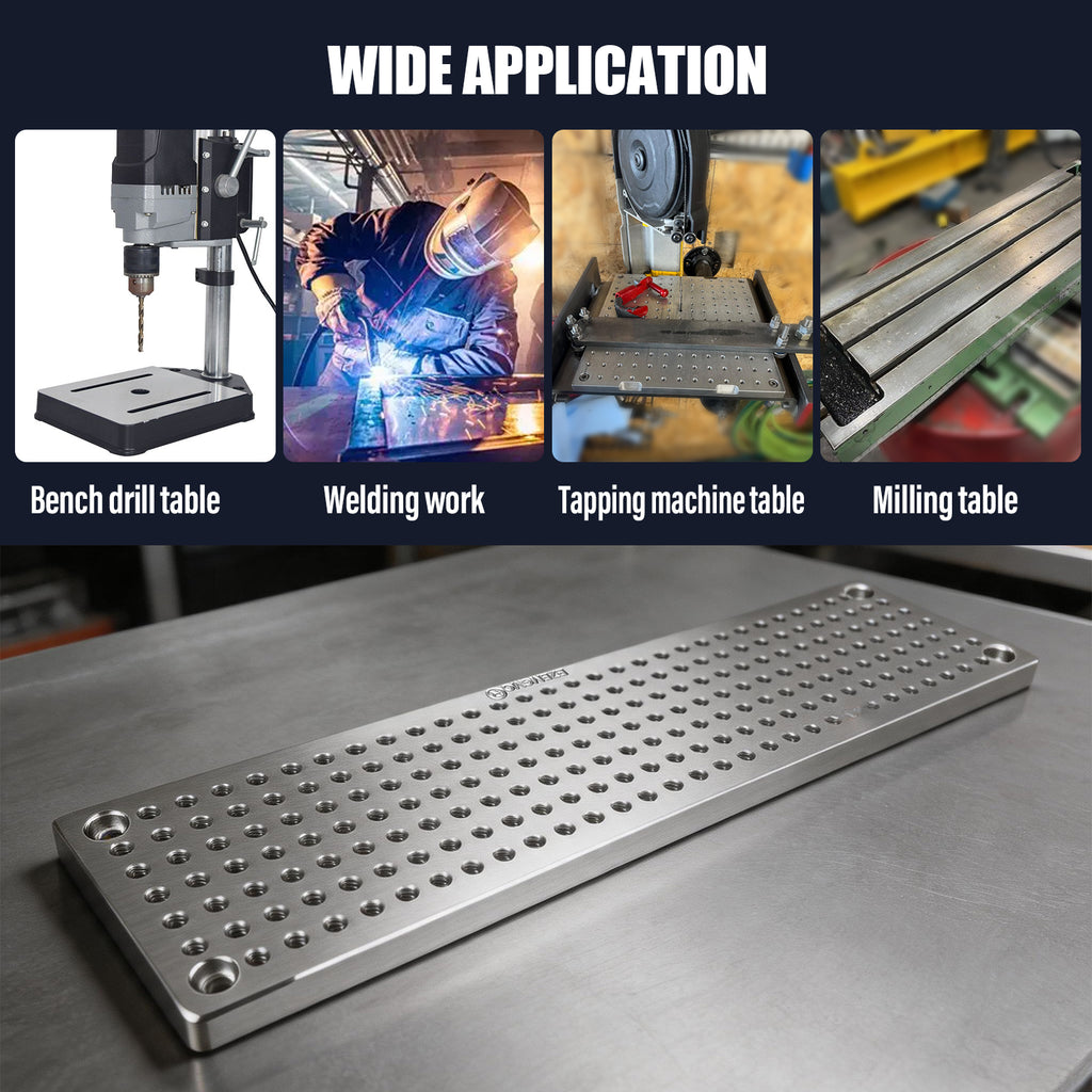 BZBMGMO 4x16x1/2" MIC 6 Aluminum Fixture / Sacrificial Plate, Mini Pallet