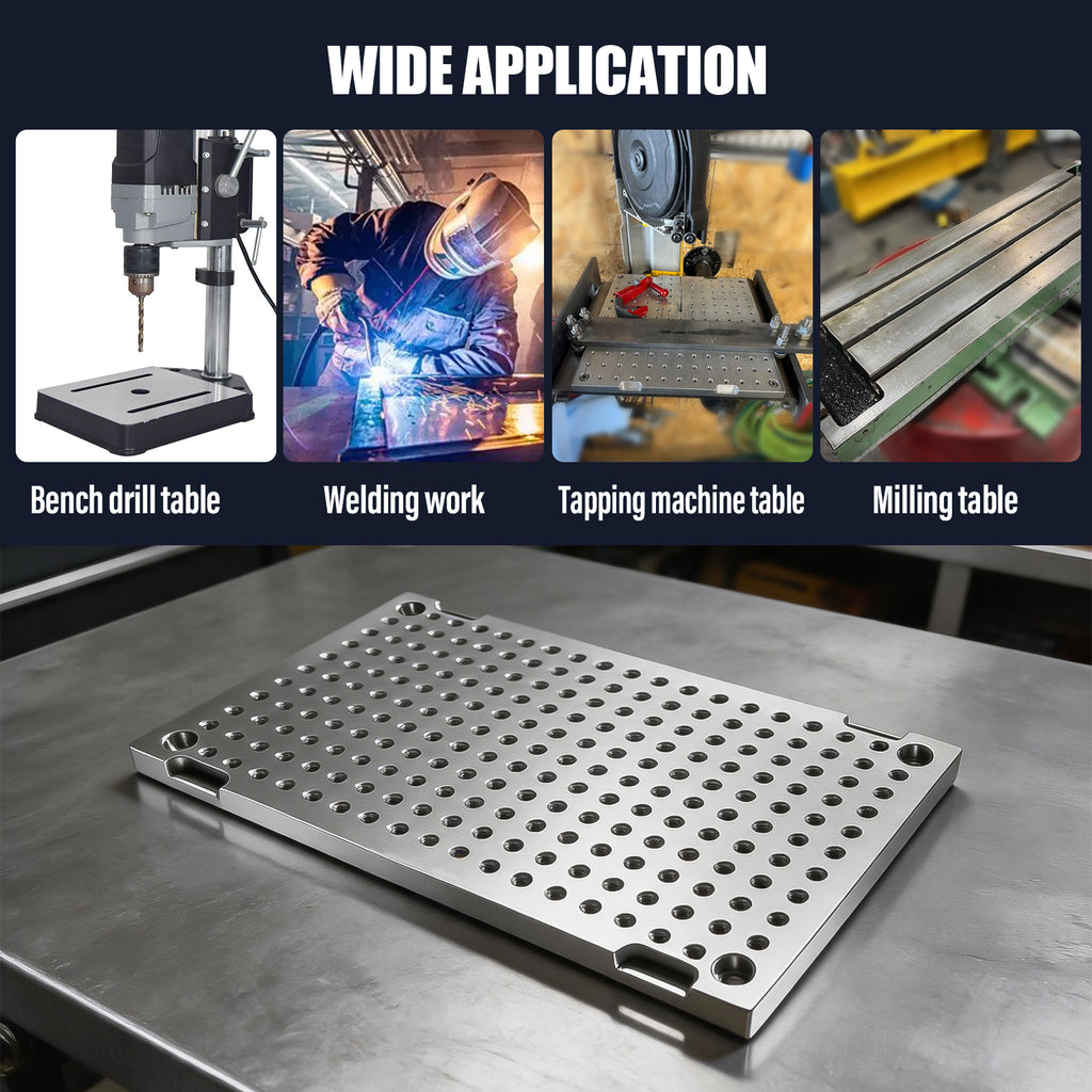 BZBMGMO 6x10x1/2" MIC 6 Aluminum Fixture / Sacrificial Plate, Mini Pallet