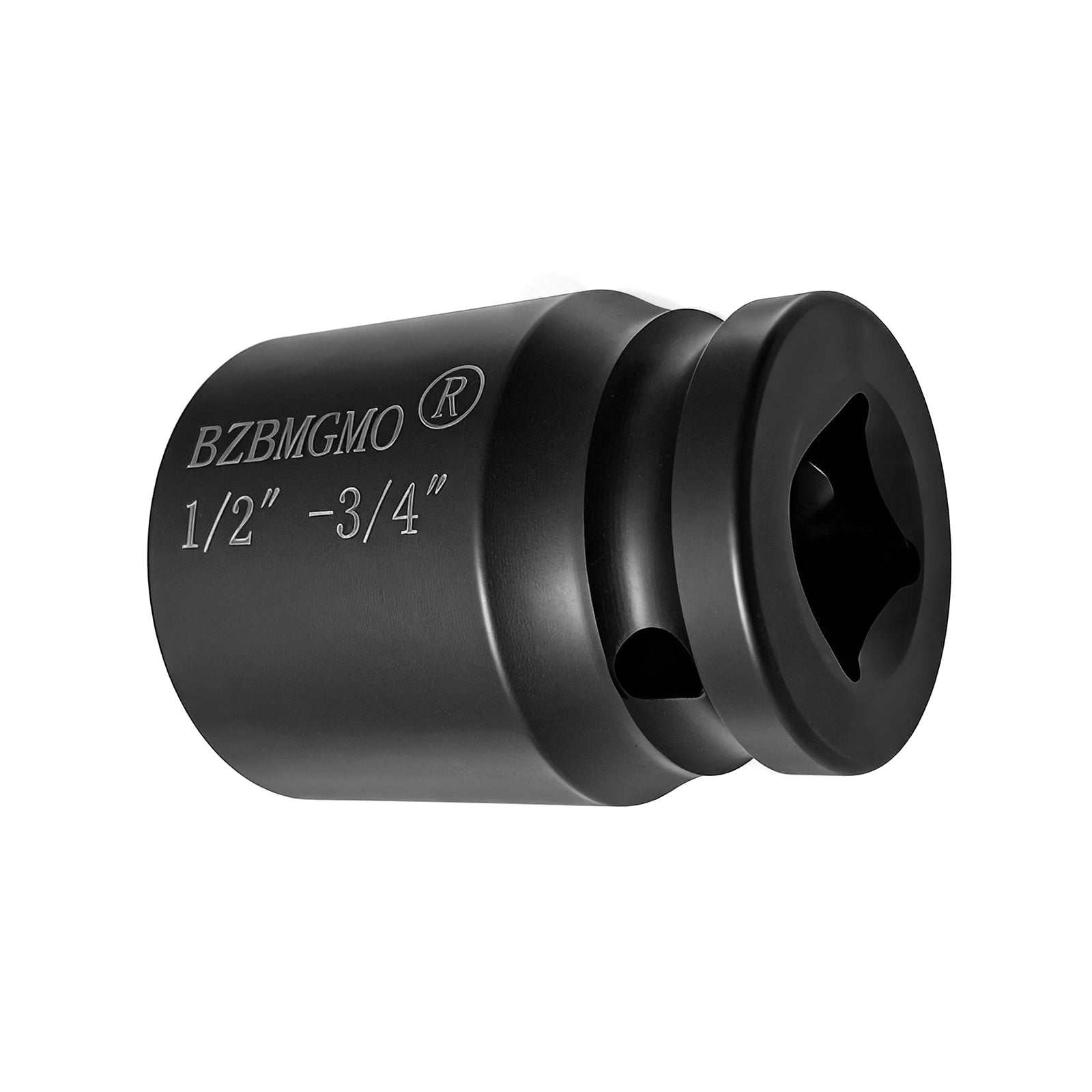 BZBMGMO 1/2" Drive x 3/4" 4-Point Square Impact Socket - Cr-Mo Steel